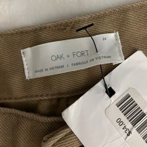 New with tags Oak + Fort beige pants